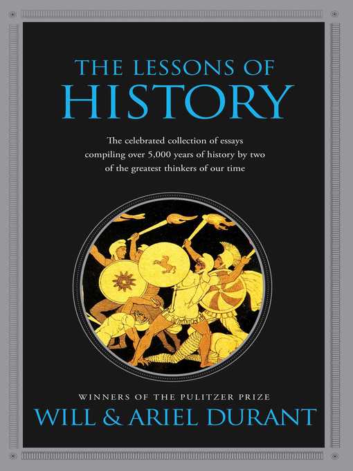 Title details for The Lessons of History by Will Durant - Available